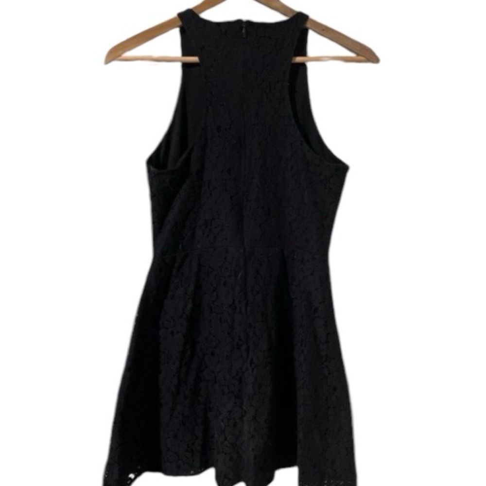 Black Lace Halter Top Dress Girls Size Medium